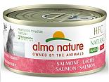 Almo Nature kattenvoer HFC Natural Made in Italy Zalm 70 gr