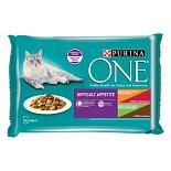 One kattenvoer Difficult Appetite Kip & Kalkoen 4 x 85 gr