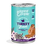 Edgard & Cooper Hondenvoer Adult Pate Turkey Feast 400 gr
