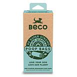 Beco Pets afbreekbare poepzakjes mint geur travel pack 4 x 15 st