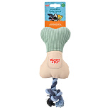 Woezel & Pip Snackbot met Touw en Piep Groen 20 cm