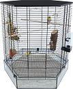 Inter-Zoo vogelkooi Vision Hexo XL zwart