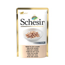 Schesir Kattenvoer Tonijn/Zalm Gelei 85 gr