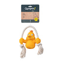 Quapas! Hondenspeelgoed Fun Duck with Rope