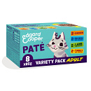 Edgard & Cooper kattenvoer Adult Multipack Paté 8 x 85 gr