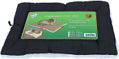 Ligkussen Cozy Duo antraciet/wit