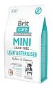 Brit Care Mini Grain Free Light & Sterilised <br>2 kg