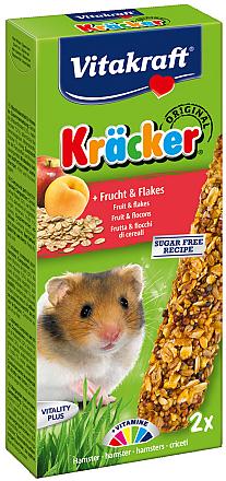 Vitakraft Kräcker Original hamster - fruit en flakes 2 st
