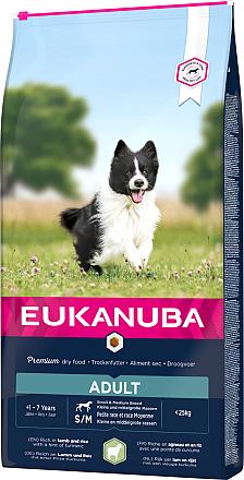 Eukanuba hondenvoer Adult Small/Medium lamb & rice 12 kg