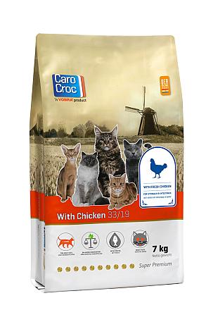 CaroCroc kattenvoer with Chicken 7 kg