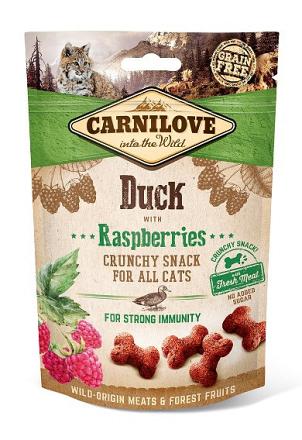 Carnilove Crunchy Snack Duck with Raspberries 50 gr