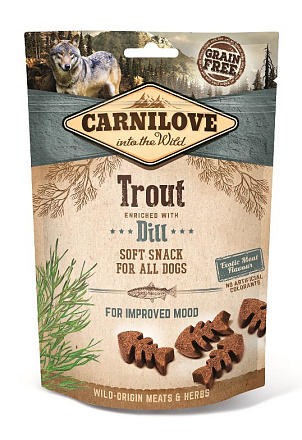 Carnilove Soft Snack Trout with Dill 200 gr