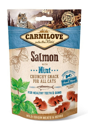 Carnilove Crunchy Snack Salmon with Mint 50 gr
