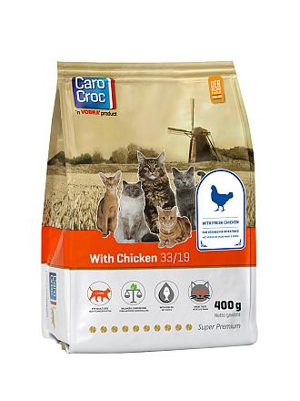 CaroCroc kattenvoer with Chicken 400 gr