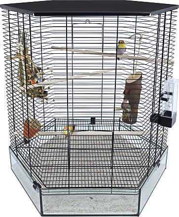 Inter-Zoo vogelkooi Vision Hexo XL zwart
