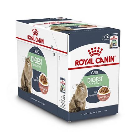 Royal Canin kattenvoer Digest Sensitive in Gravy 12 x 85 gr