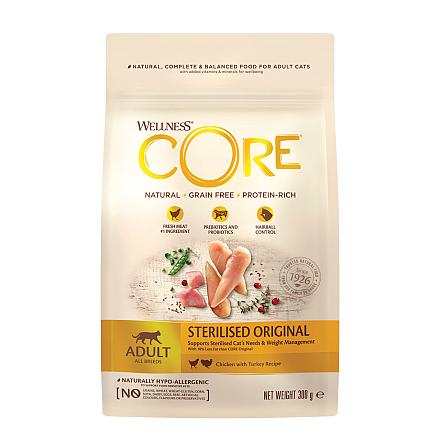Wellness CORE kattenvoer Sterilised kip 300 gr