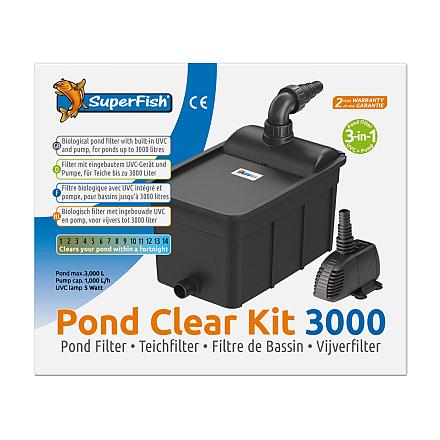 Superfish Pondclear Kit 3000 Uv-C 5W P.Flow 1000