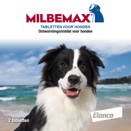 Milbemax tabletten hond 10 - 50 kg 2 st