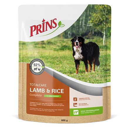 Prins hondenvoer TotalCare Lamb & Rice Complete 600 gr