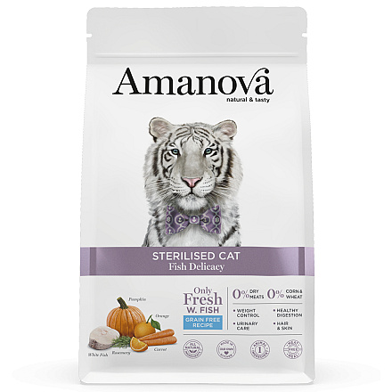 Amanova Kattenvoer Sterilised Fish Delicacy 4 kg