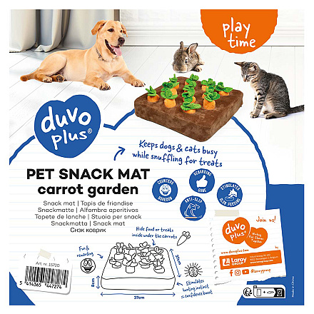 Duvo+ Snackmat Wortel Moestuin