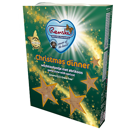 Renske Vers Hondenvoer Kerstdiner Eend & Hert Graanvrij 395 gr
