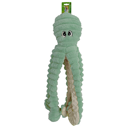 Hondenspeelgoed Octopus met Piep Groen 65 cm