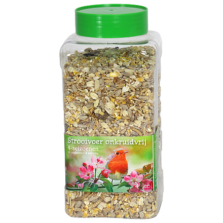 4-Seizoenen Strooivoer Onkruidvrij 1 ltr
