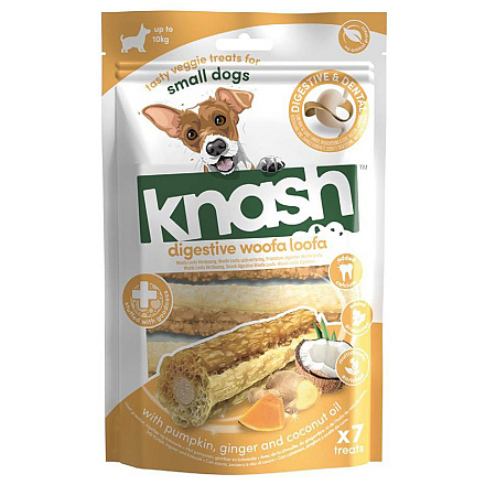 Knash Woofa Loofa Digestive Pumpkin & Ginger S 7 st