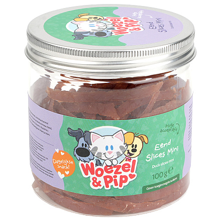 Woezel & Pip Eenden Slices 100 gr