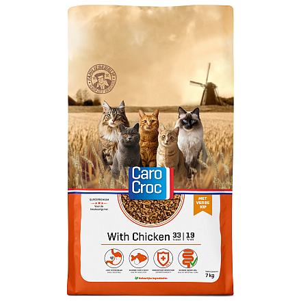 CaroCroc Kattenvoer with Chicken 7 kg