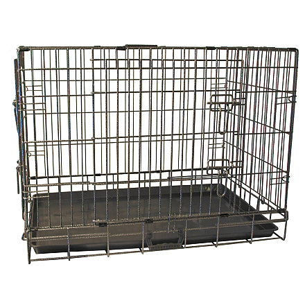 Hondenbench Premium 2-deurs Hamerslag