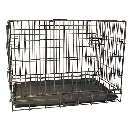 Hondenbench Premium 2-deurs Hamerslag