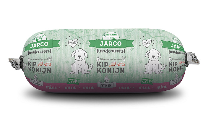 Jarco hondenworst Mini Kip/Konijn 250 gr