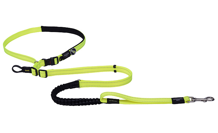 Rogz Hondenlijn Utility Handsfree Geel