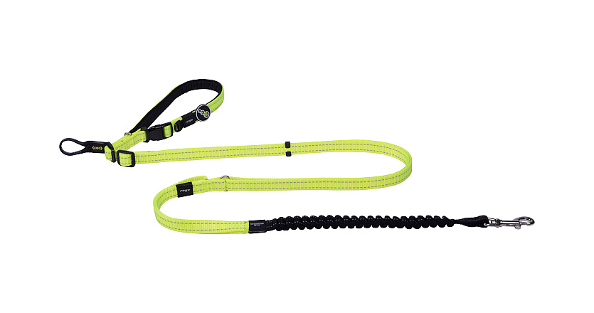 Rogz Hondenlijn Utility Handsfree Geel